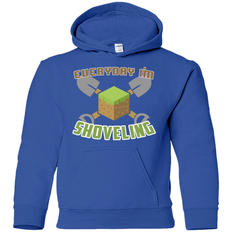 Sweatshirts Royal / YS Everyday Shoveling Youth Hoodie