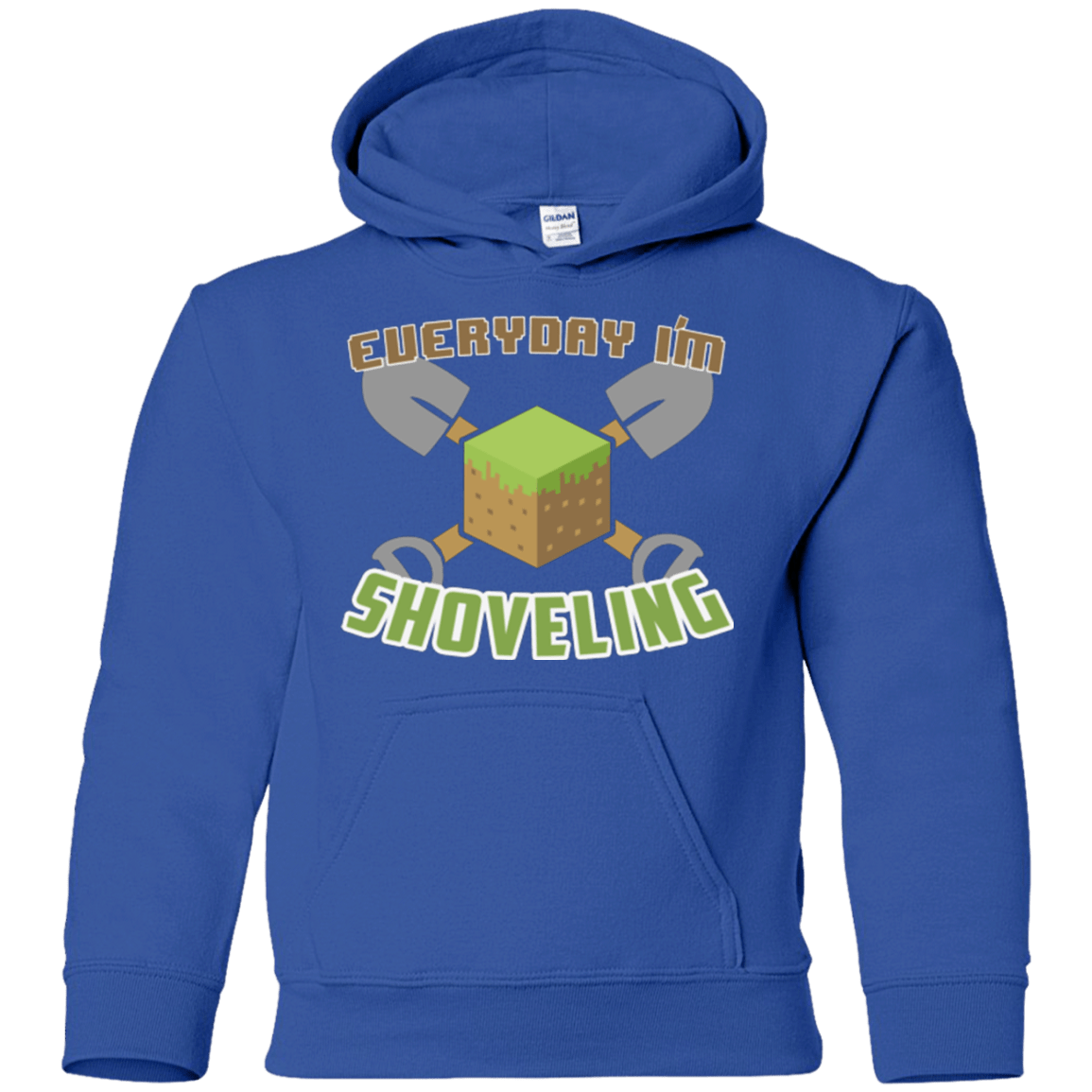 Sweatshirts Royal / YS Everyday Shoveling Youth Hoodie