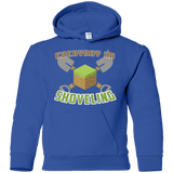Sweatshirts Royal / YS Everyday Shoveling Youth Hoodie