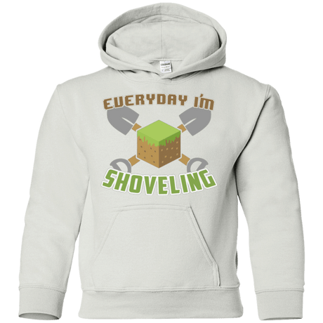 Sweatshirts White / YS Everyday Shoveling Youth Hoodie