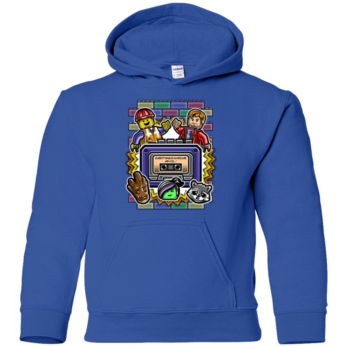 Sweatshirts Royal / YS Everything is awesome mix Youth Hoodie