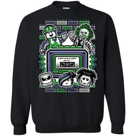 Sweatshirts Black / Small Everything Is Creepy Mix Crewneck Sweatshirt