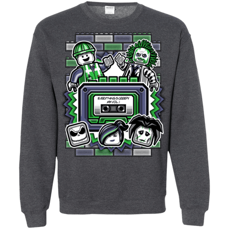 Sweatshirts Dark Heather / Small Everything Is Creepy Mix Crewneck Sweatshirt