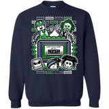 Sweatshirts Navy / Small Everything Is Creepy Mix Crewneck Sweatshirt