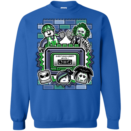 Sweatshirts Royal / Small Everything Is Creepy Mix Crewneck Sweatshirt