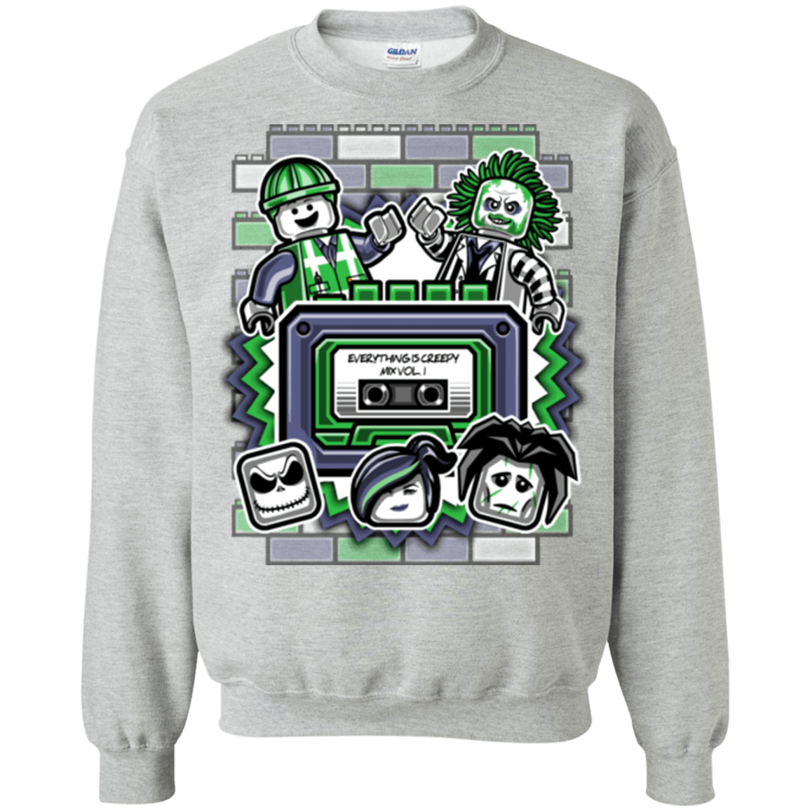 Sweatshirts Sport Grey / Small Everything Is Creepy Mix Crewneck Sweatshirt