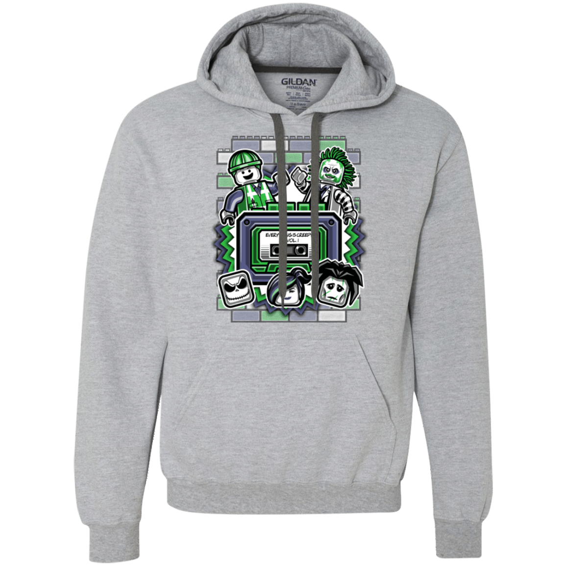 Sweatshirts Sport Grey / Small Everything Is Creepy Mix Premium Fleece Hoodie