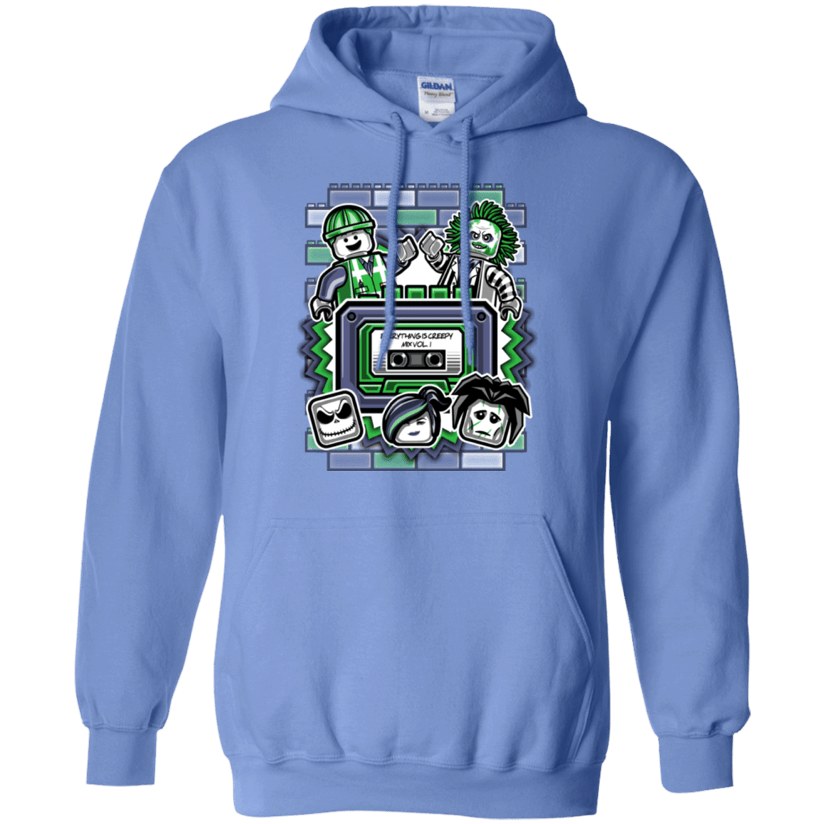 Sweatshirts Carolina Blue / Small Everything Is Creepy Mix Pullover Hoodie