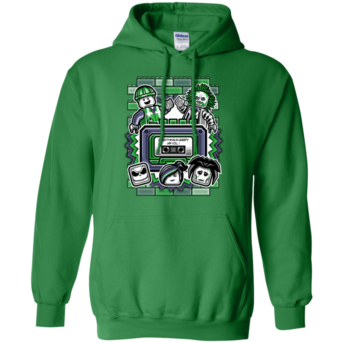 Sweatshirts Irish Green / Small Everything Is Creepy Mix Pullover Hoodie