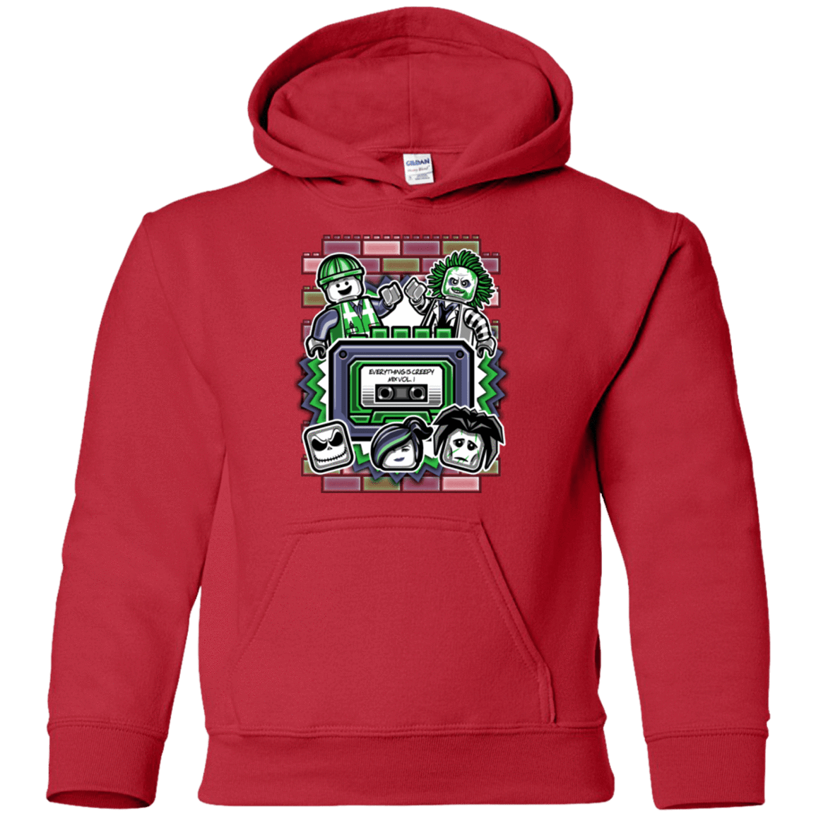 Sweatshirts Red / YS Everything Is Creepy Mix Youth Hoodie
