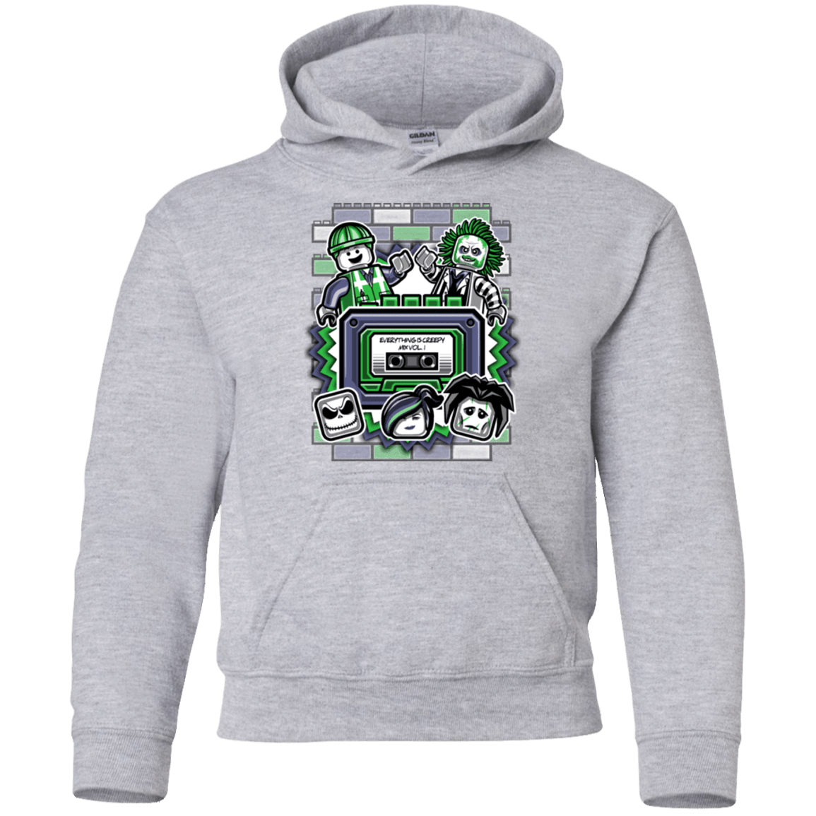 Sweatshirts Sport Grey / YS Everything Is Creepy Mix Youth Hoodie