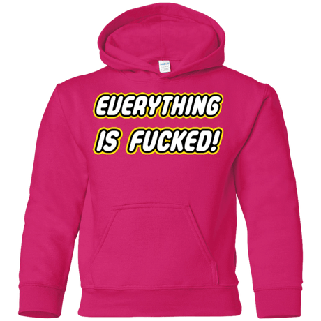 Sweatshirts Heliconia / YS Everything is Fucked Youth Hoodie