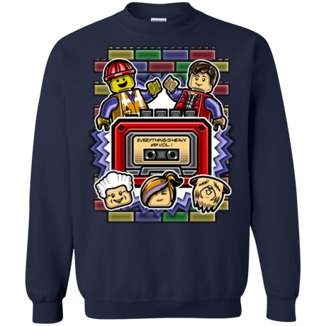 Sweatshirts Navy / Small Everything Is Heavy Mix Crewneck Sweatshirt