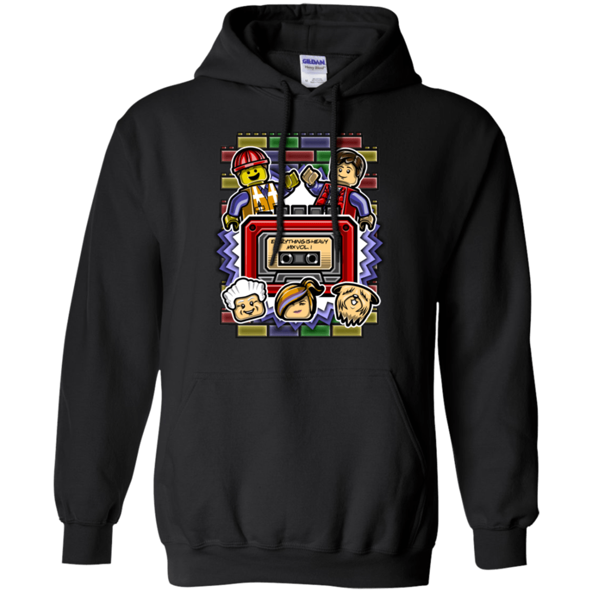 Sweatshirts Black / Small Everything Is Heavy Mix Pullover Hoodie