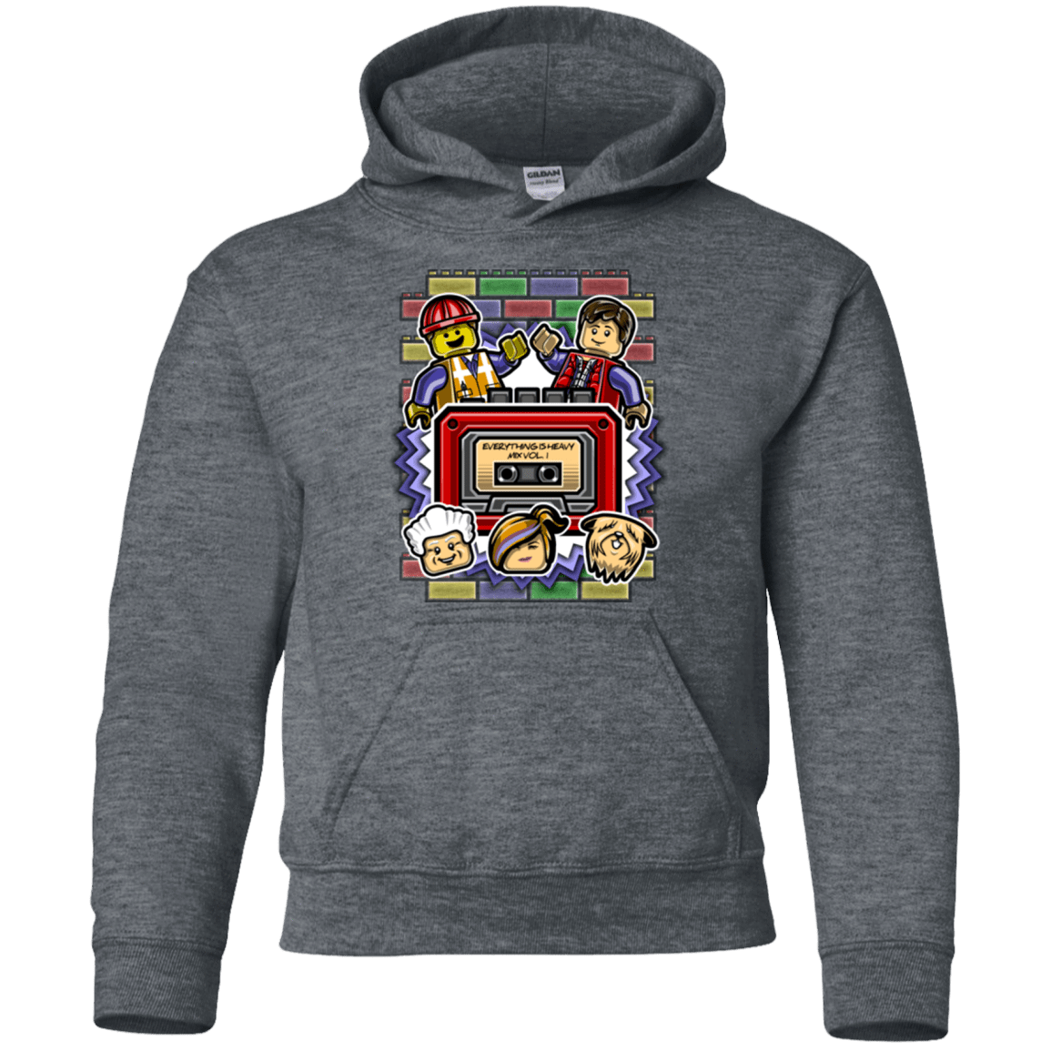 Sweatshirts Dark Heather / YS Everything Is Heavy Mix Youth Hoodie