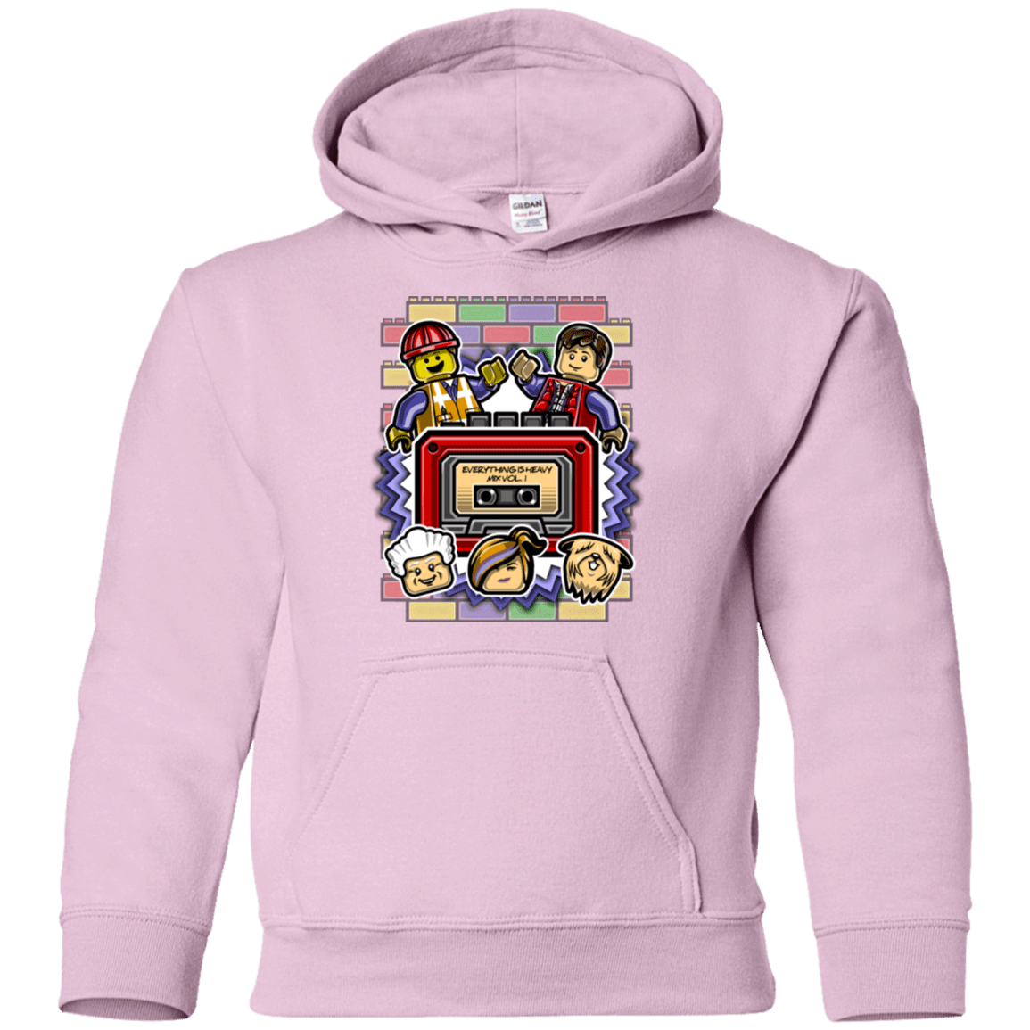 Sweatshirts Light Pink / YS Everything Is Heavy Mix Youth Hoodie