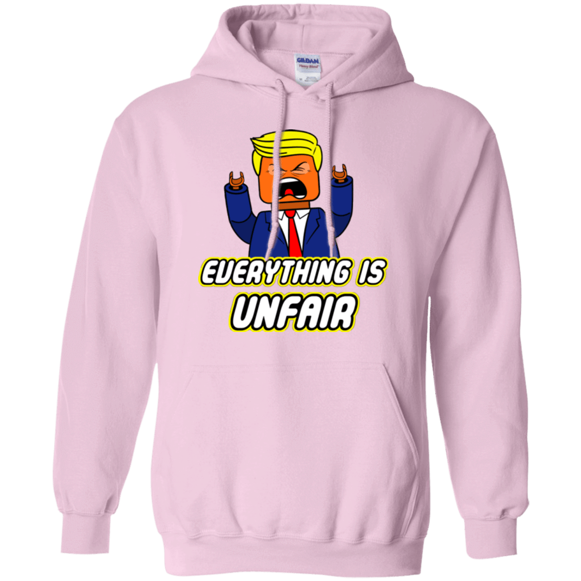 Sweatshirts Light Pink / Small Everything Is Unfair Pullover Hoodie