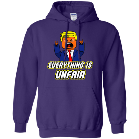 Sweatshirts Purple / Small Everything Is Unfair Pullover Hoodie