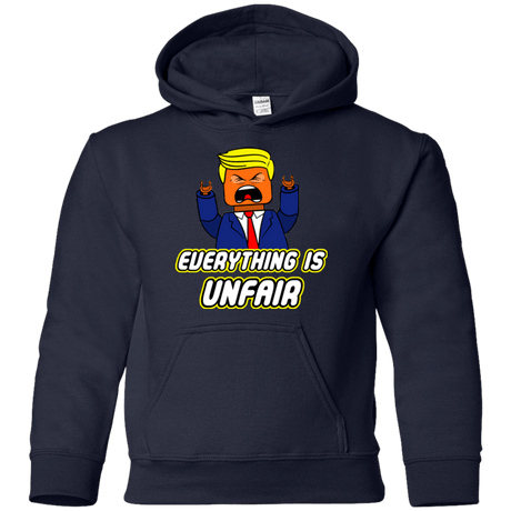Sweatshirts Navy / YS Everything Is Unfair Youth Hoodie