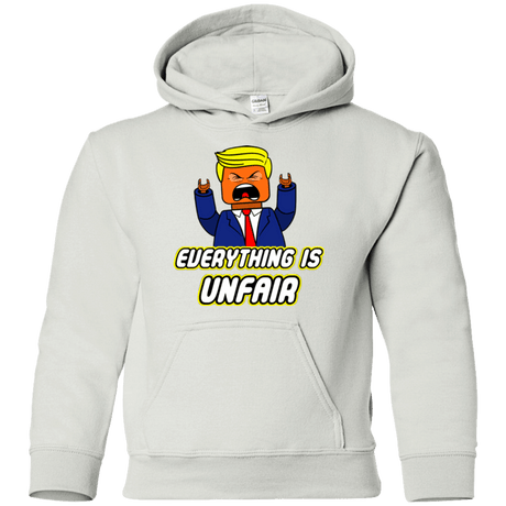 Sweatshirts White / YS Everything Is Unfair Youth Hoodie