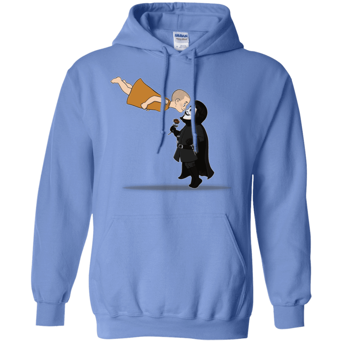 Sweatshirts Carolina Blue / S Evey and V Pullover Hoodie