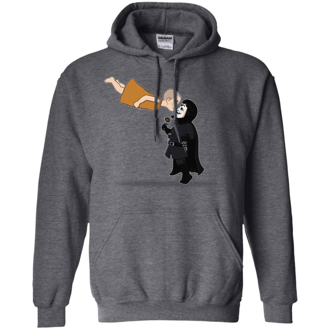 Sweatshirts Dark Heather / S Evey and V Pullover Hoodie