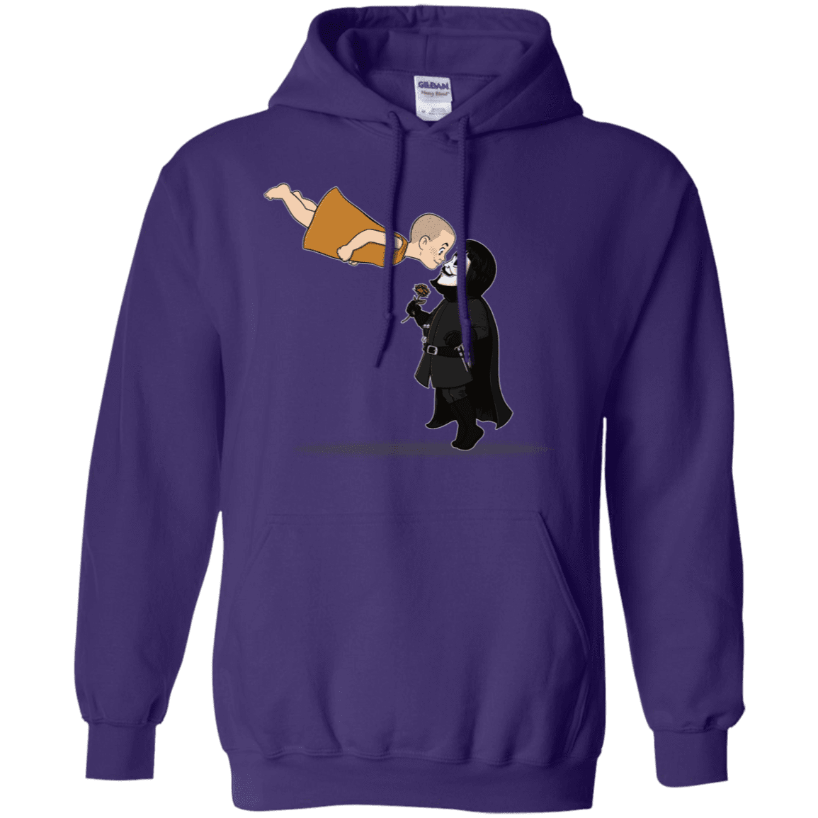 Sweatshirts Purple / S Evey and V Pullover Hoodie