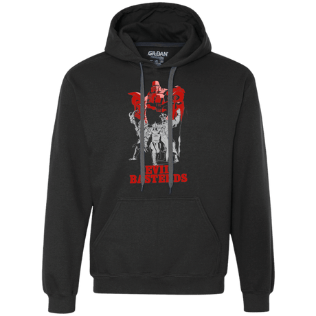 Sweatshirts Black / S Evil Bastards Premium Fleece Hoodie