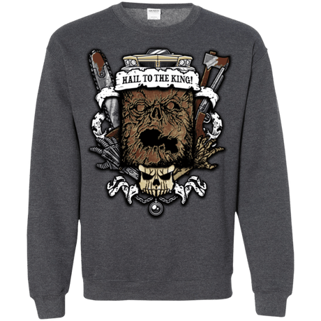 Sweatshirts Dark Heather / Small Evil Crest Crewneck Sweatshirt