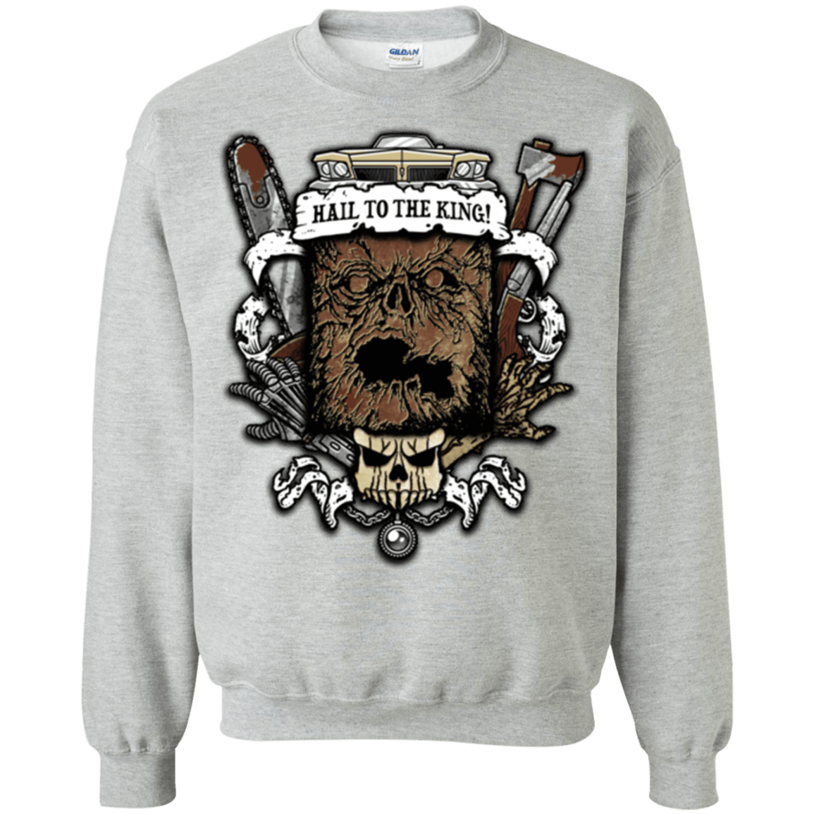 Sweatshirts Sport Grey / Small Evil Crest Crewneck Sweatshirt