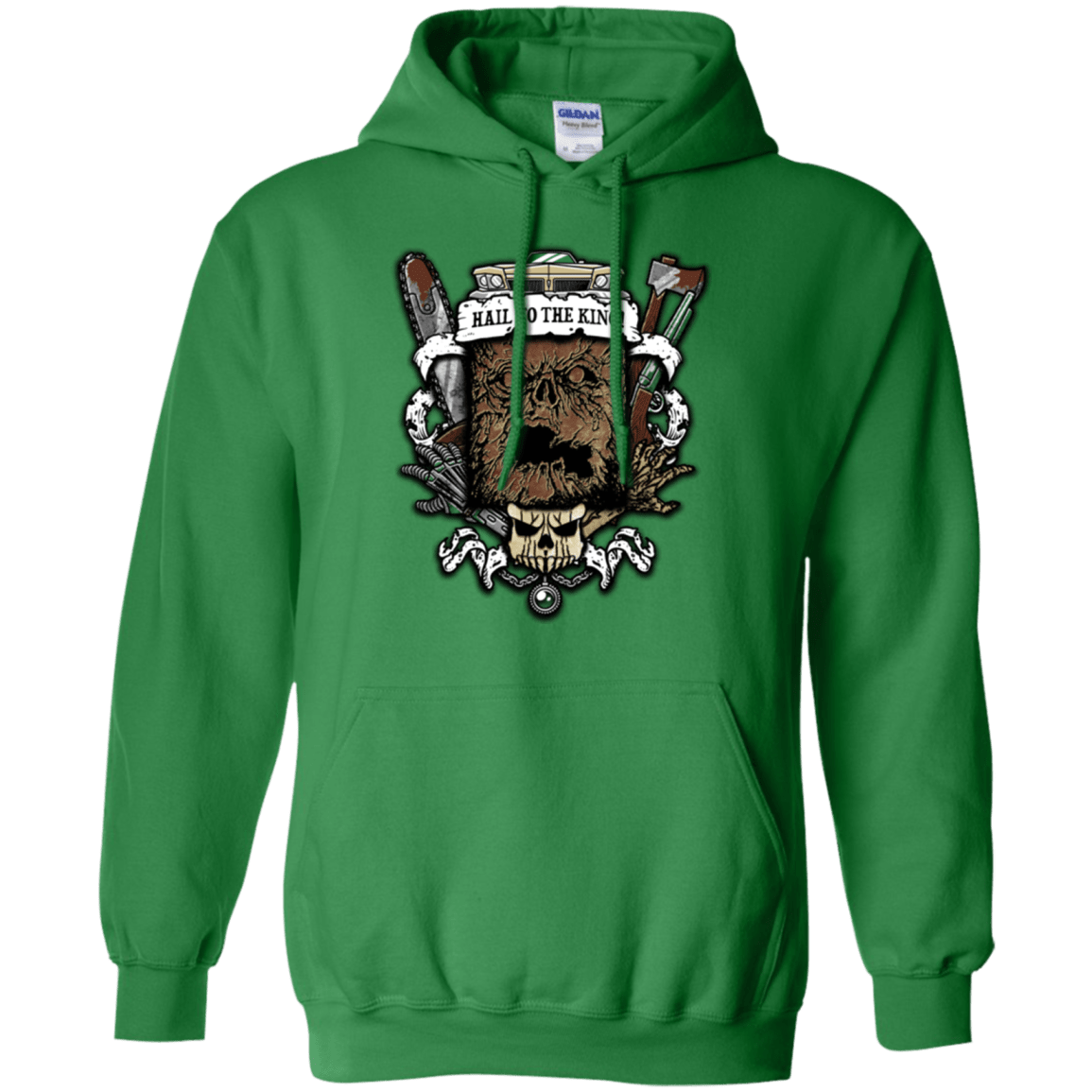 Sweatshirts Irish Green / Small Evil Crest Pullover Hoodie