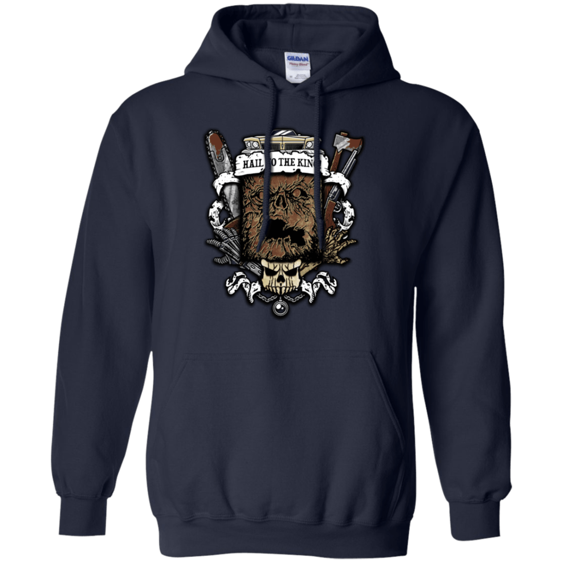 Sweatshirts Navy / Small Evil Crest Pullover Hoodie