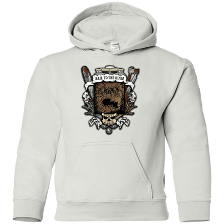 Sweatshirts White / YS Evil Crest Youth Hoodie