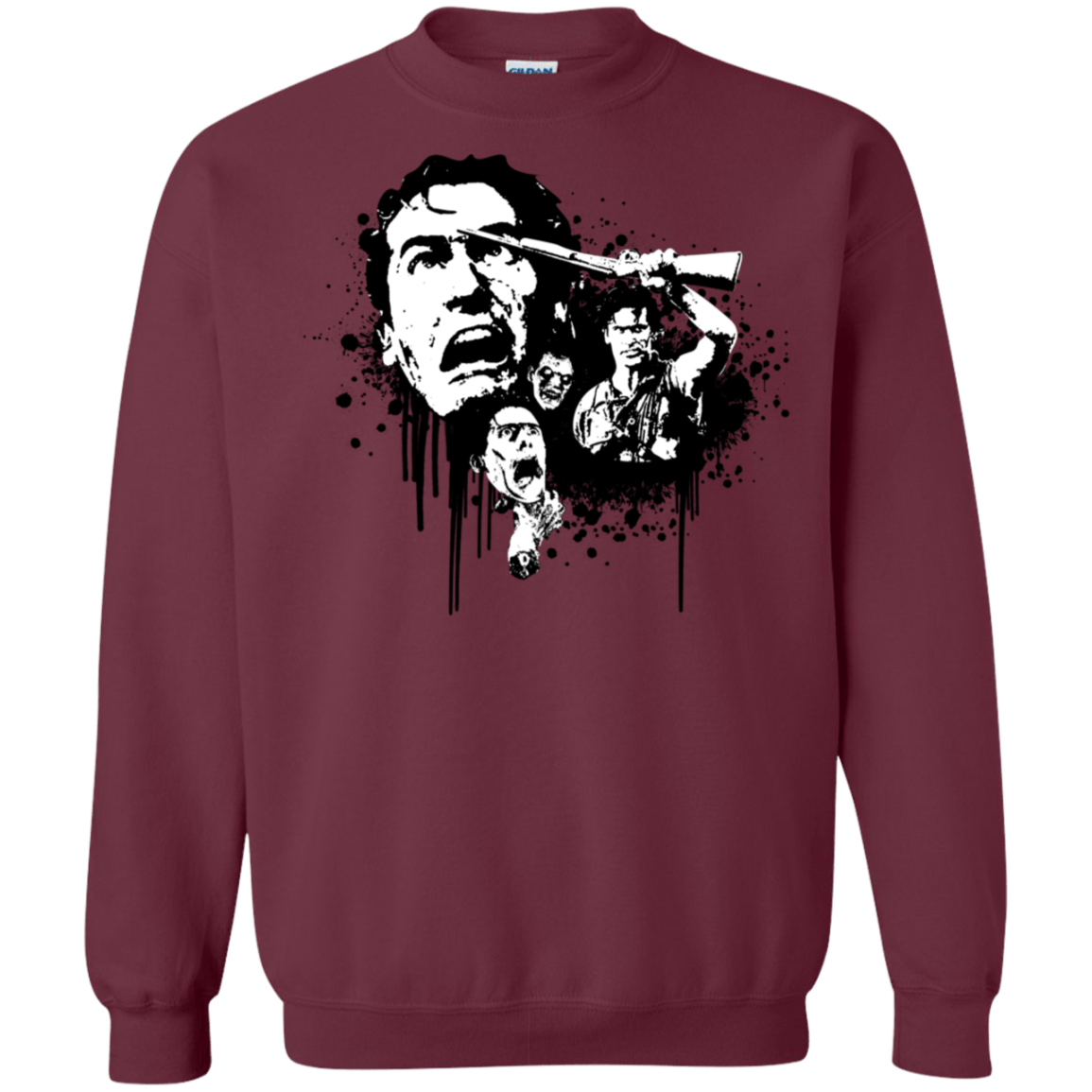 Sweatshirts Maroon / S Evil Dead Legend Crewneck Sweatshirt