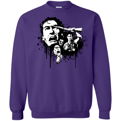 Sweatshirts Purple / S Evil Dead Legend Crewneck Sweatshirt