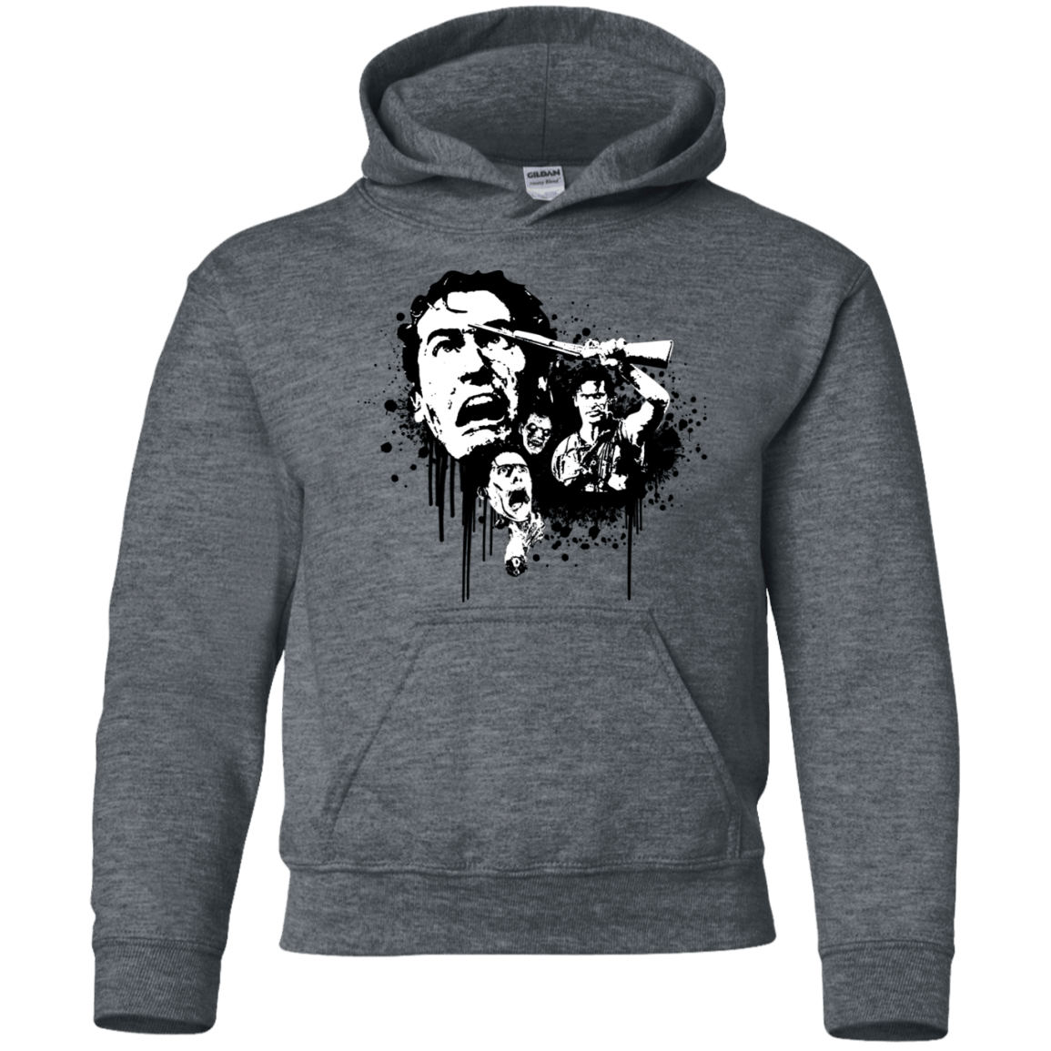Sweatshirts Dark Heather / YS Evil Dead Legend Youth Hoodie