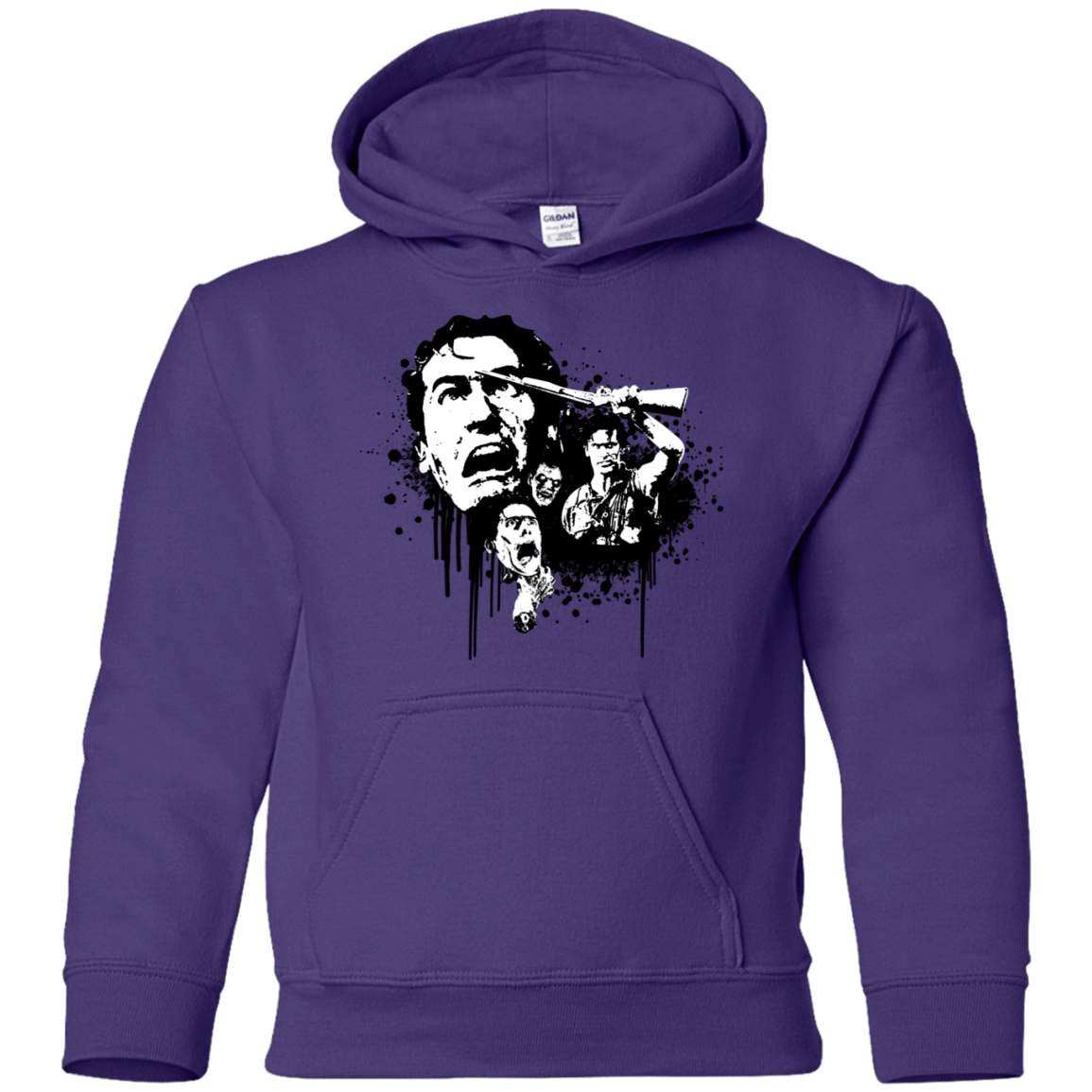 Sweatshirts Purple / YS Evil Dead Legend Youth Hoodie