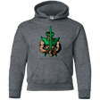 Sweatshirts Dark Heather / YS Evil Eye Youth Hoodie