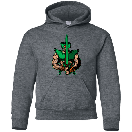 Sweatshirts Dark Heather / YS Evil Eye Youth Hoodie
