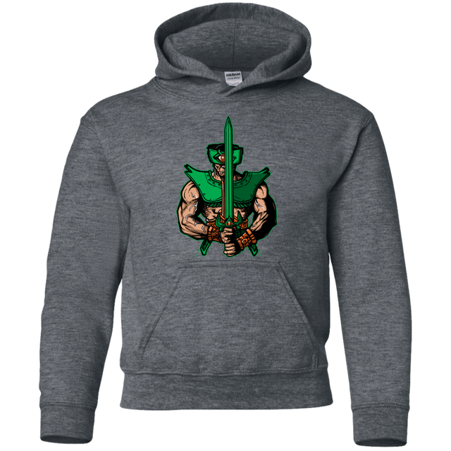 Sweatshirts Dark Heather / YS Evil Eye Youth Hoodie