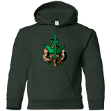 Sweatshirts Forest Green / YS Evil Eye Youth Hoodie