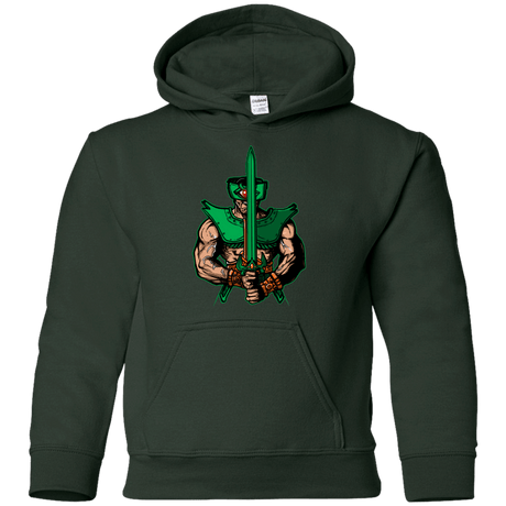 Sweatshirts Forest Green / YS Evil Eye Youth Hoodie