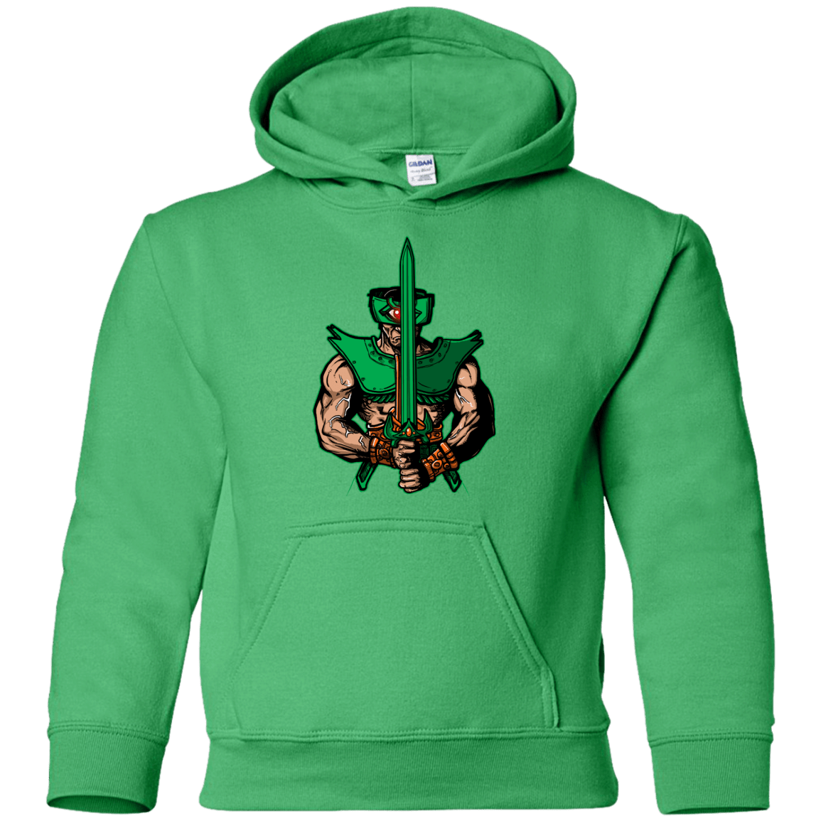 Sweatshirts Irish Green / YS Evil Eye Youth Hoodie