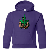 Sweatshirts Purple / YS Evil Eye Youth Hoodie