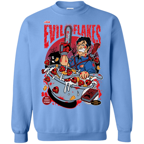 Sweatshirts Carolina Blue / S Evil Flakes Crewneck Sweatshirt