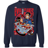 Sweatshirts Navy / S Evil Flakes Crewneck Sweatshirt