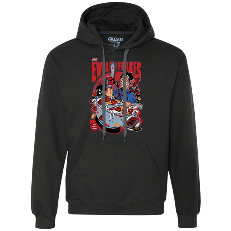 Sweatshirts Black / S Evil Flakes Premium Fleece Hoodie