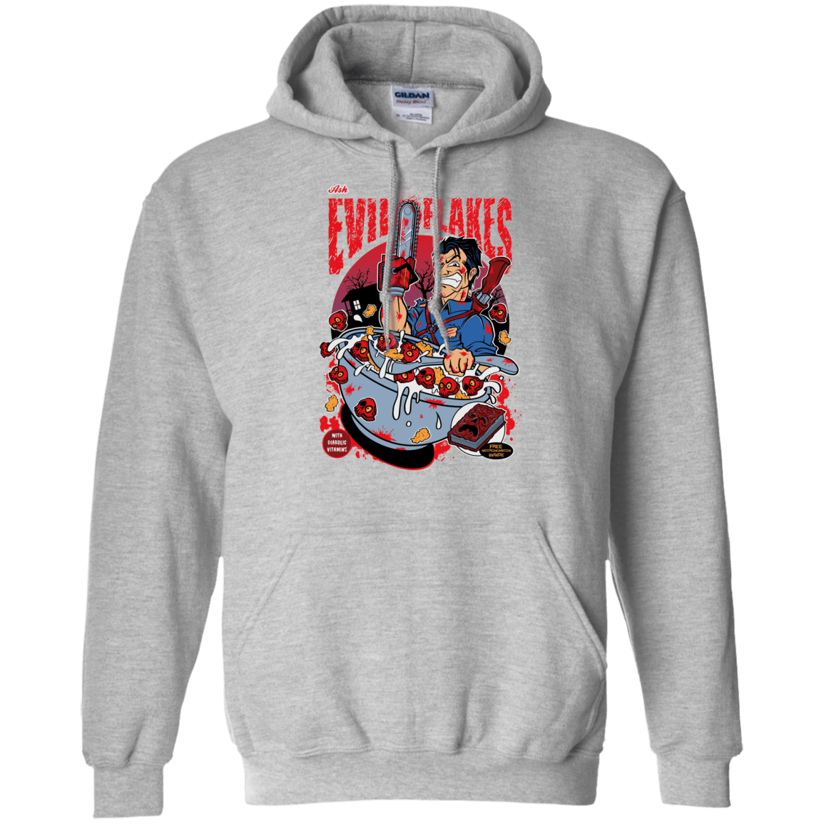 Sweatshirts Sport Grey / S Evil Flakes Pullover Hoodie