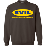 Sweatshirts Dark Chocolate / Small EVIL Home Wrecker Crewneck Sweatshirt