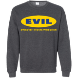 Sweatshirts Dark Heather / Small EVIL Home Wrecker Crewneck Sweatshirt